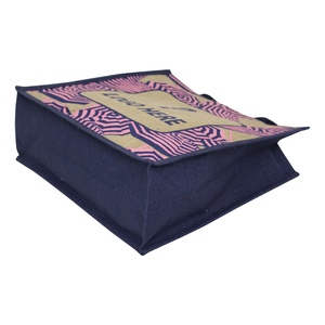 Sac fourre-tout en jute de haute qualité, fourni directement par l'usine, vente en gros à bas prix, logo personnalisé imprimé, Bolsas De Yute - Product Image 2