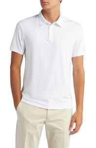 Polo en coton peigné de haute qualité, manches courtes, t-shirt décontracté, t-shirt à manches courtes pour homme, vêtements pour homme, t-shirt uni - Product Image 6