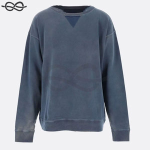 Sudadera Gris con Logotipo Personalizado, 100% Algodón, Cuello Redondo, Ribetes y Dobladillo Acanalados, Sudadera Tipo Pullover, Tejido de Punto - Product Image 5