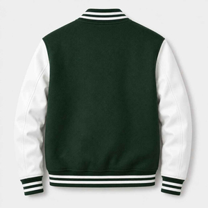 Chaqueta Varsity Personalizada para Hombre con Cierre de Botones a Presión para Minoristas de Moda, Colecciones de Ropa Casual y Uso Diario - Product Image 2