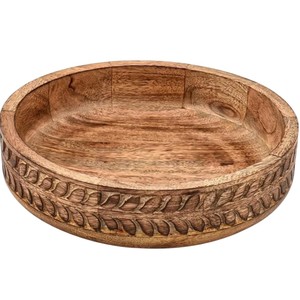 Ideal para el Hogar, Hoteles, Restaurantes y Regalos, Tazón de Madera para Servir Alimentos, Decoración Rústica de Lujo para el Hogar y Pieza para Regalar - Product Image 4