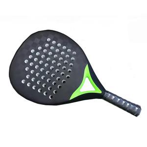 Raquette de padel en fibre de carbone durable personnalisée en gros, épaisseur 36-38 mm, noyau en mousse EVA, légère, forme diamant, fabrication OEM ODM - Product Image 2