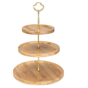 Soporte de Madera para Tartas y Frutas con Acabado Oscuro, Herramienta para Servir Pasteles en Fiestas y Celebraciones - Product Image 5