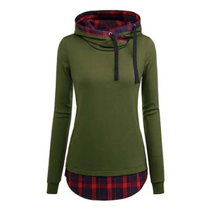 Hoodie personnalisé imprimé avec doublure en polaire, coupe ample et finition côtelée, pour femmes - Product Image 1