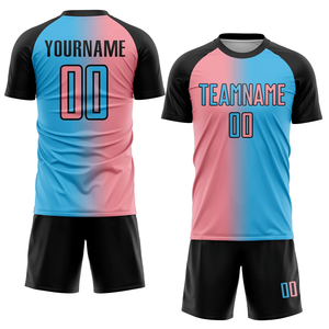 Wholesale Sublimated Soccer Uniform Set Unisex Short Sleeve Polyester Quick Dry Athletic Fit Casual Sports Wear Soccer Uniform - Product Image 4