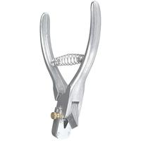 Coupe-oreilles professionnel réglable en aluminium réutilisable de 9 pouces (U/V) pour usage vétérinaire sur porcs, moutons, chèvres, bovins