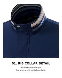 Chaqueta de Trabajo Elástica de Nailon con Detalle de Cuello Jacquard |   Marca Coreana MARK MK-1533 OEM/ODM - Product Image 4