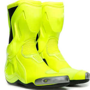 Chaussures de moto professionnelles en cuir imperméables pour l'hiver, bottes de course pour motocyclistes, vente en gros - Product Image 4