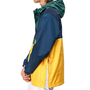 OEM Custom Logo Print Waterproof Outdoor Sportswear Jackets Low MOQ Windbreaker Pullover Quarter Zip Windproof Anorak Jacket - Product Image 3