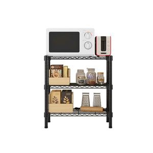 Scaffale in Ferro Nero 350*600*850 con 3 Ripiani Rivestiti in Plastica, Scaffali e Unità di Stoccaggio - Product Image 3