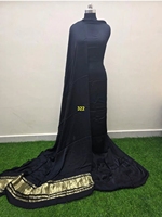 Sari en soie Gajji pure de qualité supérieure, sari traditionnel indien de créateur pour mariage