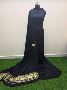 Sari de Seda Gajji Pura de Primera Calidad con Diseño Bandhani, Sari Tradicional Indio para Bodas - Product Image 4