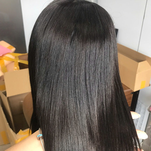 Extensiones de cabello humano vietnamita de color natural, precio de fábrica, hueso de cabello natural, color negro recto - Product Image 4