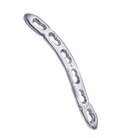 Plaque claviculaire vétérinaire en acier inoxydable 3,5 mm, ensemble d'implants orthopédiques 10 pièces SURGINEXA INSTRUMENTS CHIRURGICAUX pour clavicule