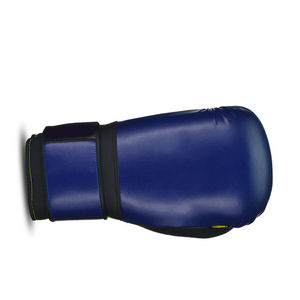 Blue And Lime <b>Green</b> PU Boxing Training Gloves With <b>Lace</b>-up Wrist Closure For Adults - Product Image 4