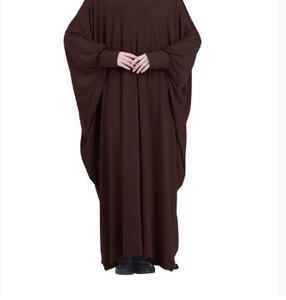 ชุดอาบายะห์อิสลามสำหรับผู้หญิง ระบายอากาศได้ดี ยาวแบบแม็กซี่ ประดับลูกปัด คอสูง แขนยาว ทรงหลวม ใส่ละหมาดได้ ใช้ได้ทุกวัน - Product Image 5