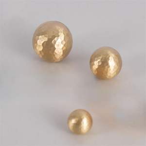 Pomo Redondo de Latón Martillado con Acabado Plateado, Pomo Decorativo para Cajones de Cocina, Armarios y Muebles - Product Image 6