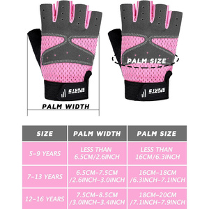 High-Performance Adjustable Gym Gloves for Kids Non-Slip Gel Half-Finger Gloves for Biking Gym Workout Fitness Casual Outdoor - Product Image 6