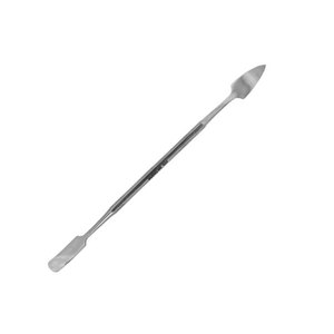 Spatule chirurgicale en acier inoxydable de qualité supérieure, 18,5 cm, réutilisable, instrument de mélange et d'épandage pour laboratoire médical, résistant à la corrosion - Product Image 6