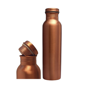 Botella de Cobre 100% Natural al por Mayor para el Hogar y Viajes, Botella para Beber con Diseño Moderno, Empaque Personalizado para el Hogar y la Cocina - Product Image 2