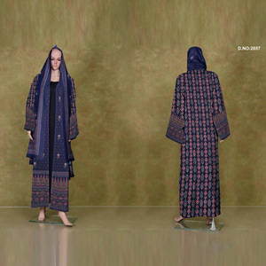 Abaya Estilo Shrug de Algodón Más Vendida, Ligera, para Mujeres Musulmanas, Túnica Exterior para Uso Casual, Viajes y Verano, en Oferta - Product Image 5