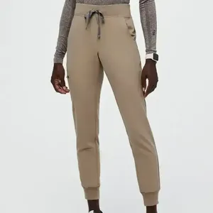 Wholesale High Quality Stretch Medical Scrubs <b>Set</b> Professional Hospital Nursing Uniform V-Neck Jogger Pants for <b>Doctors</b> Nurses - Product Image 4