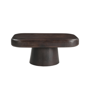 โต๊ะกาแฟไม้มะม่วงสีเข้ม วานดานา เอลารา เพบเบิล - Product Image 4