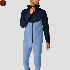 Chaqueta Deportiva Impermeable y Cortavientos para Hombre, Diseño Personalizado con Logotipo, Poliéster, Spandex, Nailon, Secado Rápido - Product Image 1