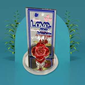 Styleva Romantic Lovely Rose Showpiece 1 Pc Gift Set 253g pour toutes les occasions Saint Valentin Fournitures - Product Image 2