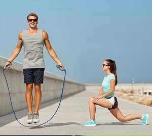 High Quality Professional Adjustable Plastic Cordless Portable Weighted Skipping <b>Rope</b> <b>Gym</b> Fitness Boxing Training Customizable - Product Image 3