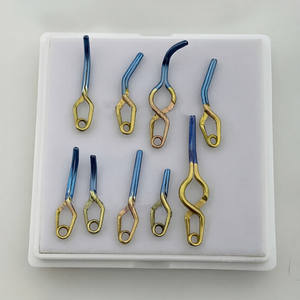 Clips pour anévrismes en neurochirurgie, lot de 9 pièces, clips en titane de qualité supérieure - Product Image 1