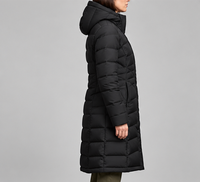 Nouvelles parkas longues pour femmes de haute qualité, vestes matelassées, vestes rembourrées, fabrication sur mesure, logo personnalisé, vestes rembourrées unies