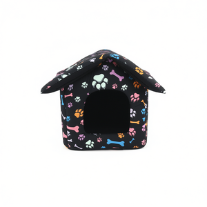 Cuccia per animali Yommy Pet House S 42x40x37cm, morbida e pieghevole, per cani di piccola taglia, da interno, per tutte le stagioni - Product Image 2