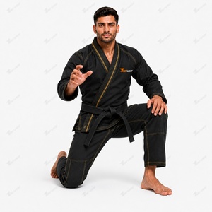 Pantalones de Jiu Jitsu Brasileño de 450 GSM, Algodón Ripstop, Costuras Reforzadas, Uniforme de Entrenamiento Cómodo, Academia de Artes Marciales, OEM - Product Image 3
