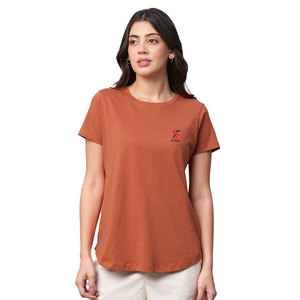 Camiseta de Mujer Holgada y Moderna, de Material Ecológico, Natural, Suave, Transpirable y Fresca, Esencial para el Verano - Product Image 1
