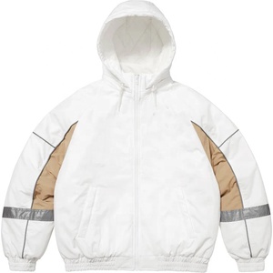 Chaqueta Deportiva Retro de Nailon con Cierre y Logotipo Bordado Personalizado, Chaqueta Cortavientos para Hombre - Product Image 4