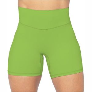 Shorts de sport d'été respirants et doux à taille haute pour femmes, personnalisables, grandes tailles, imprimés, pour le cyclisme et le yoga - Product Image 3