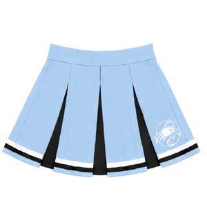 Falda plisada azul claro para porristas, para mujeres y niñas, para equipos deportivos, presentaciones de baile, entrenamiento, competición, ropa deportiva escolar - Product Image 1