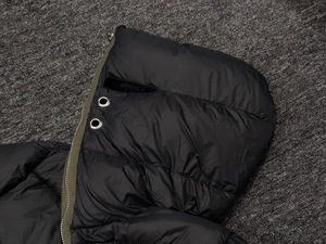 Veste d'hiver matelassée pour homme en duvet d'oie et de canard, entièrement zippée, design personnalisé, haute qualité, unie et vierge - Product Image 5