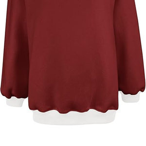 Sweat-shirt doux pour femme, col rond, manches longues, vêtement décontracté et chaud, coupe confortable, fabricant OEM ODM, vente en gros personnalisée - Product Image 2