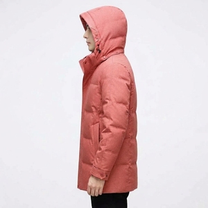 Custom <b>Men's</b> Winter Hooded Jacket <b>Long</b> <b>Padded</b> Design Warm Casual Outdoor Fashion Outerwear - Product Image 3