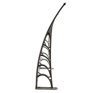 HT 100 X 96cm Copertura Antipioggia Grigia per Grondaie Domestiche, Accessori per Porte e Finestre Codice 43523055, Supporto per Copertura Antipioggia - Product Image 2
