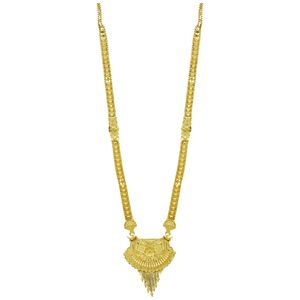 Conjunto de Joyería de Moda al por Mayor, Collares Largos de Novia con Baño de Oro de 14K, 18K y 24K, Diseño Tradicional - Product Image 3