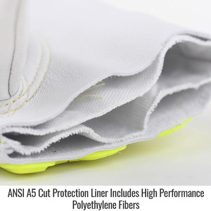 ถุงมือขับรถหนังแพะคุณภาพสูง ป้องกันแรงกระแทกด้วย TPR ทนทาน เหมาะสำหรับทำสวน - Product Image 3