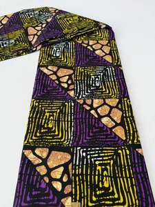 Tissu Coton Imprimé Wax Africain de Haute Qualité, Conception Sur Mesure pour Vêtements, Éthiopie - Product Image 2