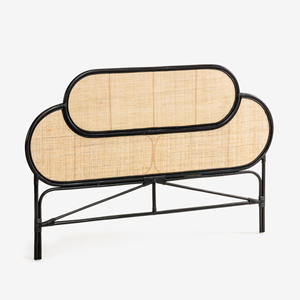 Tête de lit inclinable en rotin naturel, têtes de lit en rotin faites à la main pour lits king size - Product Image 3