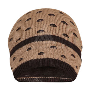 Premium Quality Latest Design Beanie Hats Wholesale 100% Wool & Cotton Customized Beanie Hats - Product Image 2