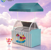 Chariot à glaces pour les fêtes et les réceptions, idéal pour les anniversaires