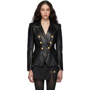 <b>Winter</b> <b>Thick</b> Leather Jacket Women Fashion Zipper Warm Biker <b>Coat</b> Casual Loose Women's Leather Jacket - Product Image 1