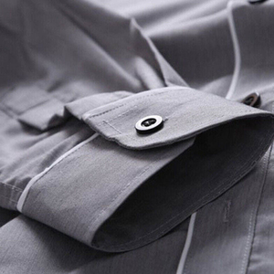 Camisa Oxford de Algodón para Hombre, Cómoda, Manga Larga, con Botones, Estilo Casual Elegante, Lisa, para Otoño e Invierno - Product Image 5